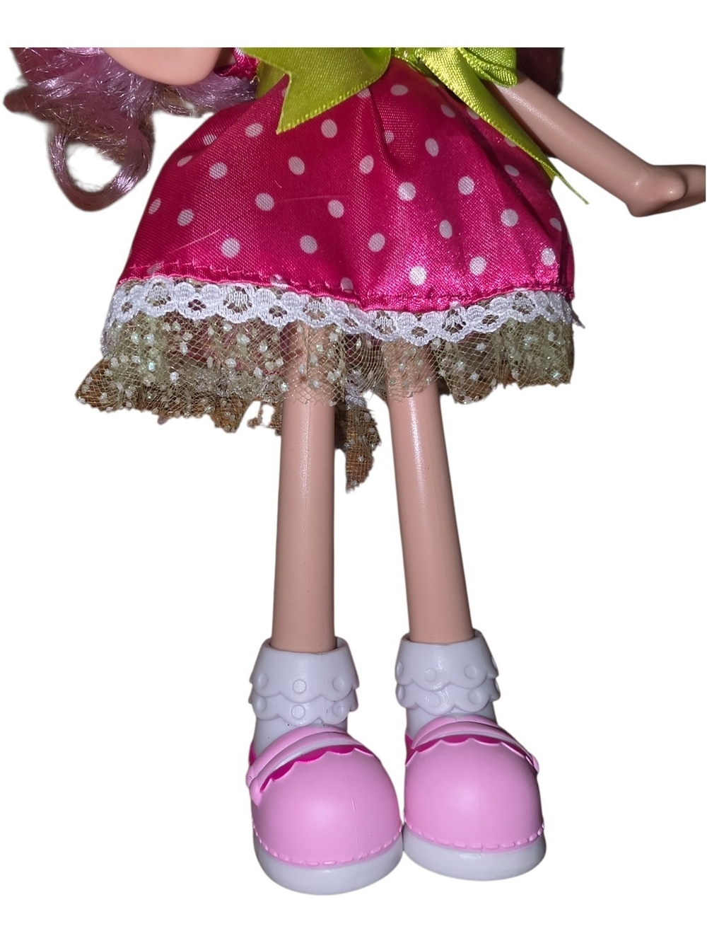 Rare Lalaloopsy Girls Jewel Sparkles 10” Doll Curly Pink Hair Dress Shoes - Picture 5 of 8